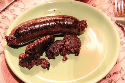 ソバの実が入った血のソーセージ、カシャンカ