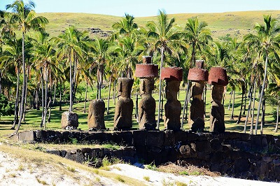 アフナウナウのモアイ