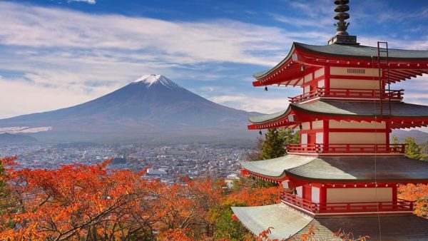 Pagoda Chureito y Monte Fuji