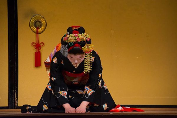 Peinado tradicional de una Maiko