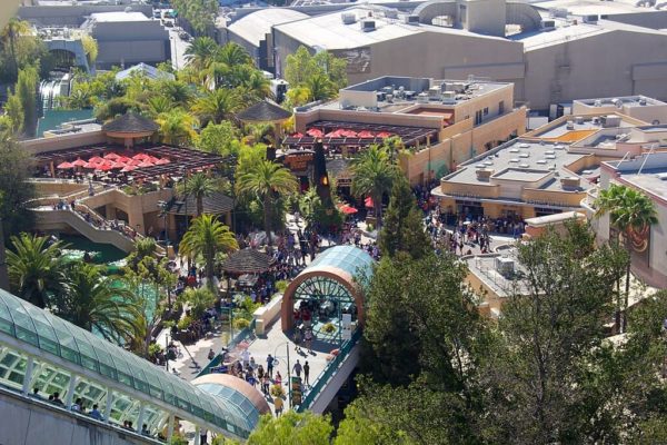 Escaleras mecánicas en Universal Studios Hollywood
